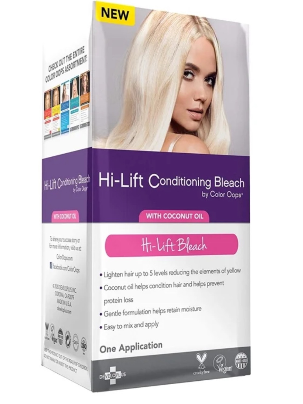 Color Oops Hi-Lift Conditioning Bleach with Coconut Oil (2)